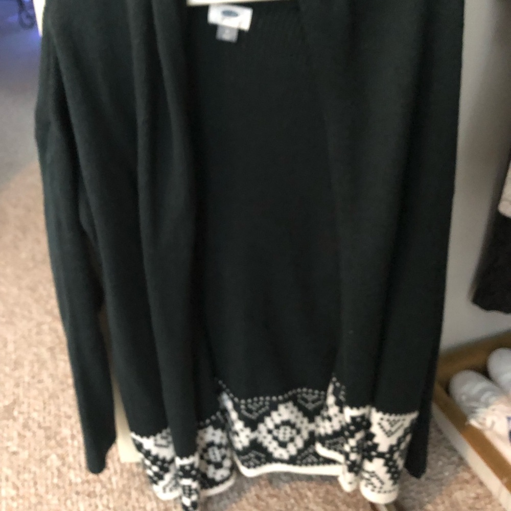 Long sleeve forest green cardigan